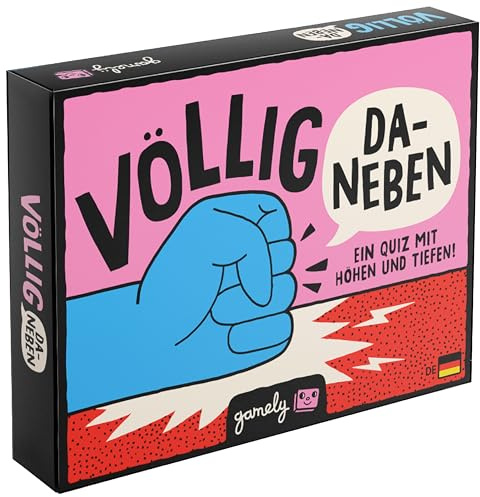 Gamely Völlig Daneben | Schätzspiel | Quizspiel | Partyspiel |Familienspiel