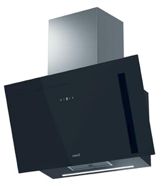 Cata Campana Extractora THALASSA PRO 800GBK/G Control Táctil Display Digital 6 Niveles Extracción Capacidad 842m3/h Motor Brushless Extra Silencioso LED Conectividad AUTO Fácil Instalación Color Negro
