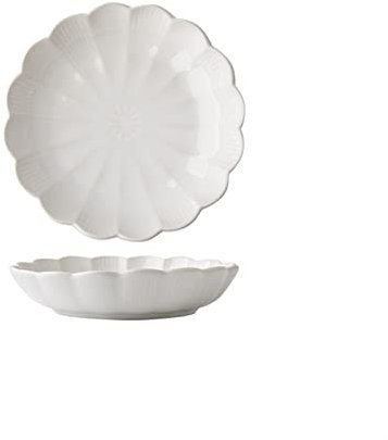 Assiette à dîner en céramique de 18 cm, assiette à dîner ronde en porcelaine peinte à la main, style vintage, assiette creuse créative faite à la main, pour micro-ondes/diélectrique, taille unique (ta