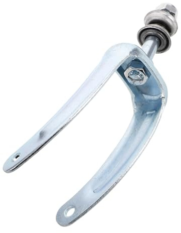 PLAFOPE Wheelchair Front Wheel Fork Bracket Replacement Parts for Wheelchair Metal Caster Easy to Install