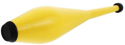 Milisten Jonglierstab Jonglierset Jonglierkeulen Jongliernadeln Kunststoff Gelb