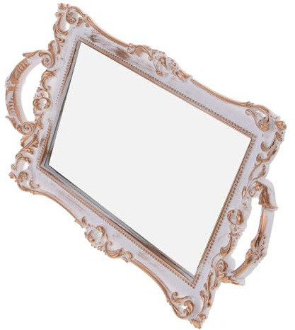 HAMPPLIES Plateau à Bijoux Décoratif pour Chambre Salle De Bain avec Coupelles à Bibelots Et Plat à Bagues pour Ranger Bracelets Colliers