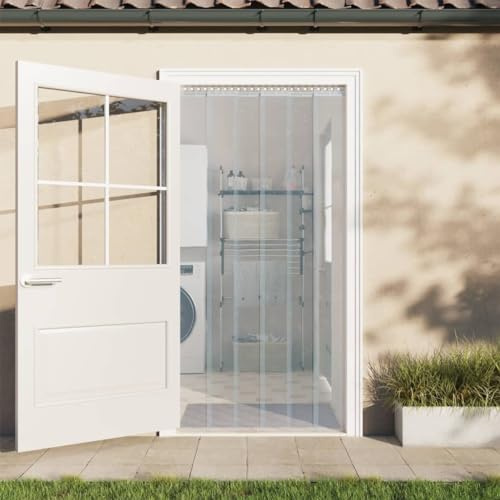 Générique Rouleau de Rideau en Bande PVC 1,6 mm x 200 mm 25 m,Maison & Jardin, Décorations, Habillages de fenêtre, Rideaux, Transparent (Poids 11KG)
