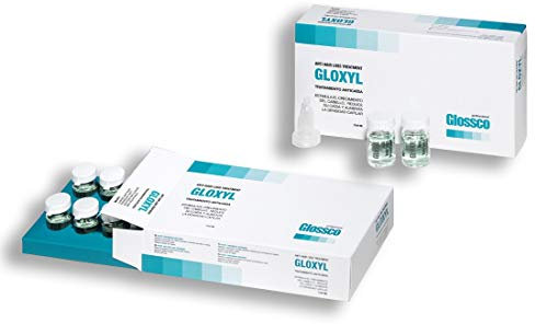 GLOSSCO PROFESSIONAL - Tratamiento Anticaída Cabello, 12 Ampollas de 6 ml, Estimula Folículos, Activa Células Madre, Protege del Daño Oxidativo, Aumenta Densidad, Fortalece y Favorece el Crecimiento