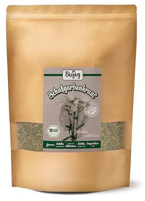Biojoy BIO-Schafgarbe Tee (500 g), Schafgarbenkraut getrocknet und geschnitten (Achillea millefolium)