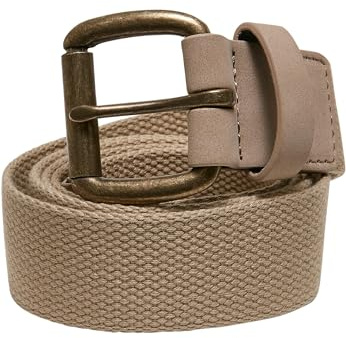 Urban Classics Unisex Eyelet Canvas Belt beige, L/XL