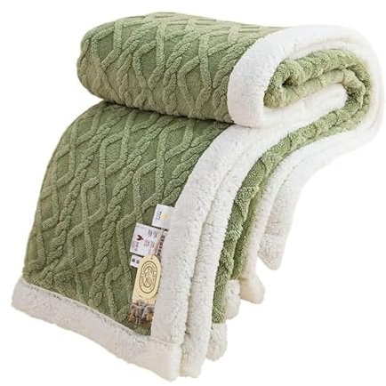 Blanket Warme, Dicke Decken, Flauschige, weiche Korallen-Fleece-Tagesdecke for das Bett, Einzelbett, Doppelbett, Winter-Plüsch, Coraline, pelziger Überwurf Sofadecke (Color : 6, Size : 120x200cm(48x