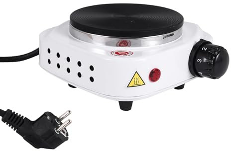 Sirxlevcy 500W Mini Estufa Eléctrica de La Placa Caliente Encimera Sólido Caliente Hornos de Calefacción Cocina Cocina Caliente para Casa UE Enchufe