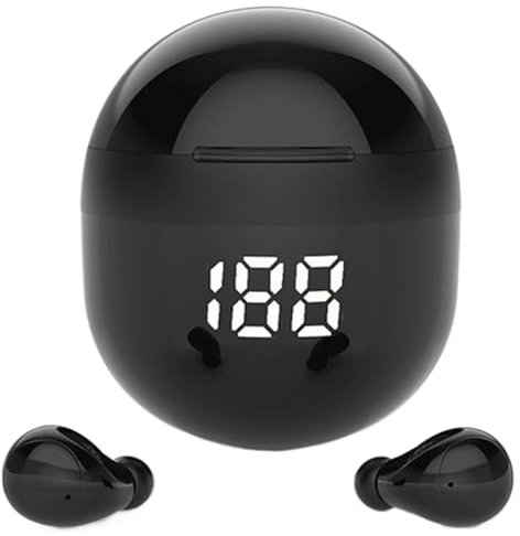 Auricolari wireless – Auricolari per dormire | Cuffie intrauricolari Blue-tooth | Cuffie in-ear con cancellazione del rumore da corsa ultraleggere, controllo Smart Touch, set di testine invisibili