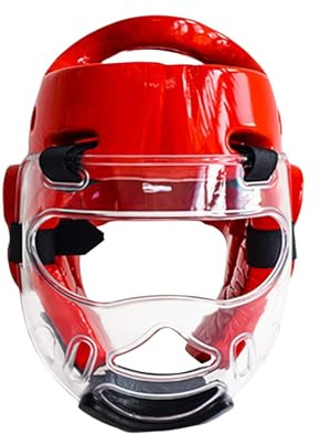 Rrlihjgu Boxen Kopfschutz - MMA Sparring Ausrüstung,Ergonomisch Leichter Boxhelm Für Muay Thai Karate MMA Training