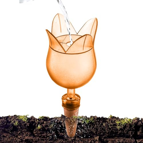 Pics D'arrosage Automatique | Système d'Irrigation Automatique en Forme de Fleur pour,Tuteurs Arrosage Autonome pour en Pot Jardinières Pots Céramique