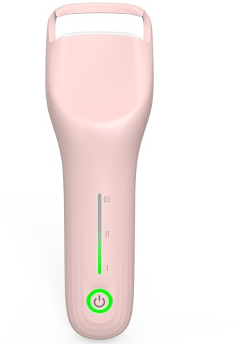 KOKABI Mini recourbe-cils chauffant pour femme, mini recourbe-cils électrique avec chaleur 10 s, style 3S, levage 24 h pour une longue durée, 3 températures réglables et rechargeable par USB-C, design