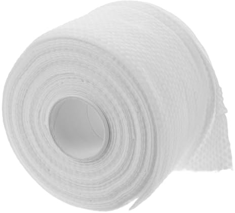 Lingettes Démaquillantes Jetables en Coton, Rouleau Visage | Usage Pratique pour Démaquillage et Toilette, Douceur Confortable, Format Voyage, Conservation Longue Durée, Blanc