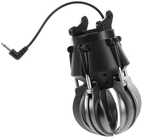 Operitacx Pince en Plastique pour Mini-pelle, Accessoire de Préhension Électrique, Pièce Détachée pour Excavatrice de Construction Rc, Compatible Engins Chantier, Matériaux Robustes,