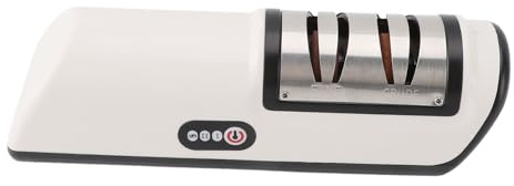 HUSHUI Affûteur de Couteaux électrique, Outil Professionnel Rechargeable pour L'entretien des Couteaux de Cuisine et L'affûtage des Bords ABS