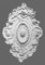 Casa Padrino Stuck Rosette 77.5 x 53 cm Deckenstuck Deckenrosette Stuckrosette Wandrosette Barock Jugendstil