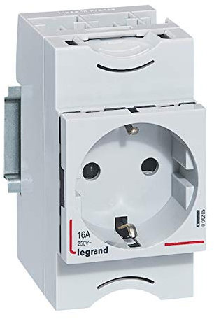 Schuko Steckdose 2P+TT 16A für DIN-Schiene LEGRAND 004285