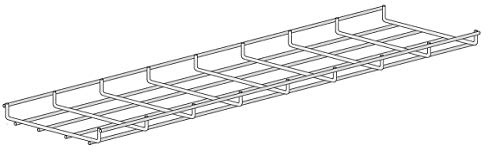 RS PRO Kabelrinne, T. 30 mm x 100mm x 3 m Elektrogalvanisierter Stahl, Packung a 8 Stück