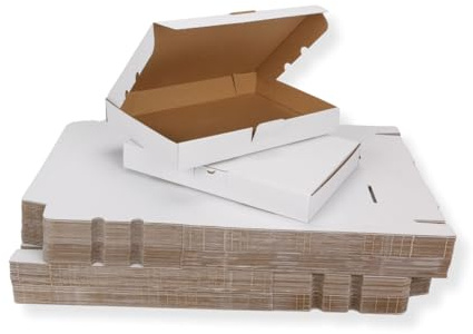 100 St. Maxibriefkarton 350 x 250 x 50 mm DIN A4 weiß Warensendung Faltkarton, Warenpost, Klappdeckelkarton