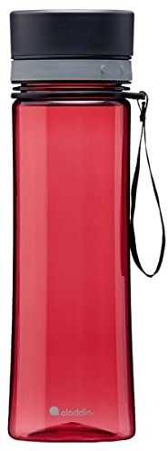 Aladdin Aveo Leakproof Leakproof Water Bottle 0.6L Cherry Red – Wide Opening for Easy Fill - BPA-Free - Simple Modern Water Bottle - Stain and Smell Resistant - Dishwasher Safe