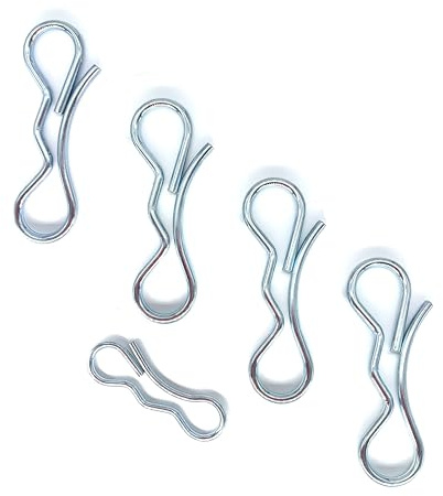 Fit for Husqvarna 532194209 532194208 Deck Clip Set (5-Pack) - Bow Tie Lock Cotter Pins for Craftsman, Poulan Mower Deck Linkage