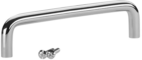 SOTECH 10 x Möbelgriffe BG03 BA 128 mm Chrom poliert | Bügelgriffe