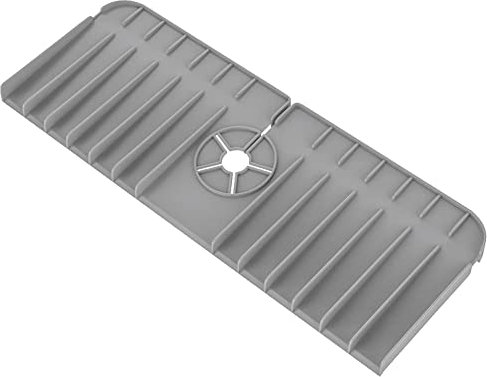 1 Pcs Sink Splash Guard Silicone Kitchen Faucet Sink Splash Guard Faucet Handle Drip Catcher Tray Used to Prevent Water Splashing and Keep The Table Clean