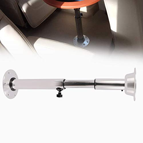 Esyogen Telescopic Furniture Leg Table,Height Adjustable 56.5-72cm Pedestal Aluminum Table Leg Bracket for Motorhome RV Marine Boat Caravan,Load capacity 55.12 lbs