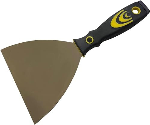 kippen 3041XE - Spatola per Pareti con Lama Flessibile in Acciaio Inox da mm.120 e Impugnatura in Bi-componente