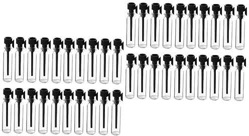 Housoutil 200 St reseflaskor mini tester parfymer mini tvättmaskin män parfym reservoarpenna pressa flaskor parfymglasflaska kosmetisk flaska spray eterisk olja burk Munvatten behållare
