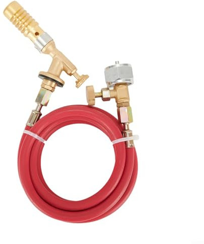 PETSTIBLE Chalumeau au propane, chalumeau à gaz propane MAP Pro, tuyau de soudage de 1,5 m