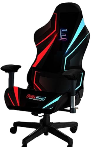 Beieyosu Coprisedia da gaming, con copribracciolo, per sedia da computer, elasticizzato, lavabile in lavatrice, coprisedia da gioco (K)