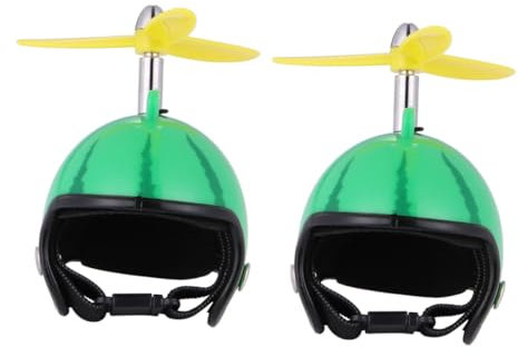 BESPORTBLE Haustierschutzhelm für Hühner mit Sonnen und Regenschutz 2 Stück