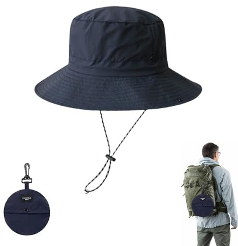 MALOUSUN Fischerhut,Sonnenhut Herren,Bucket Hat,Anglerhut,Regenhut Damen Wasserdicht,Sommerhut,Wanderhut Faltbar Tragbar,Atmungsaktiv Boonie Hut,Verstellbarer Fischerhüte für Wandern,Trekking,Camping