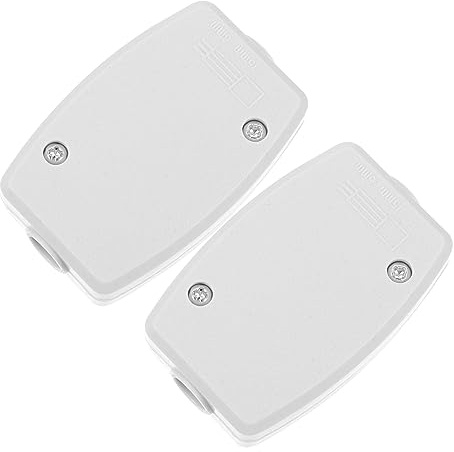 SHINEOFI Boîte De Jonction Extérieure Étanche Plastique 3 Voies 250v 13a Pour Éclairage Extérieur Câble Électrique Lot De 2 Pièces Usage