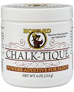 HOWARD Chalk-Tique Powder Additive CA0004 Turn Any Normal Colour Paint Into Chalk Paint Shabby Chic Upcycle Projects