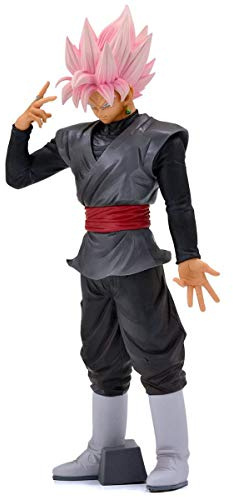 Figura Statua 28cm SON GOKU BLACK Super Saiyan ROSA da DRAGONBALL Z - Serie GRANDISTA Resolution Of Soldiers BANPRESTO