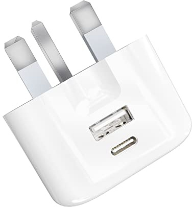 Galaxy Z Flip 7 / Z Fold 7 / Z Flip 6 5G Charger Plug, Type C Fast Charger 20W USB C Travel Fast Charging Power Adapter Plug USB + Type C Phone Charger For Samsung Galaxy A16/ A15 5g