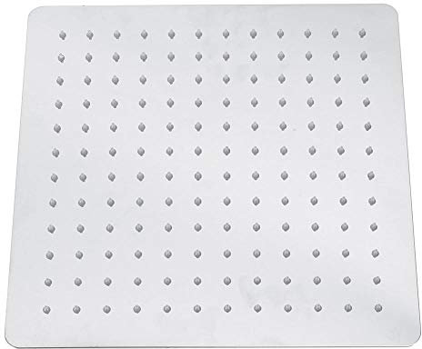 Regenduschkopf, ultra-dünn, quadratisch, 30 x 30 cm, silberfarben, 12 Zoll