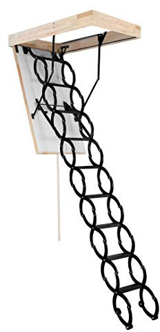 OMAN Bodentreppe 'Flex Termo' - Scherentreppe aus Metall (90 x 70)
