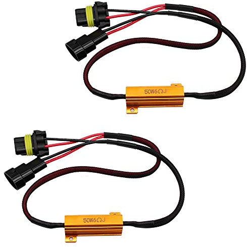 HUIQIAODS 9006 H11 Lastwiderstand Fehlerfreier Scheinwerfer Canbus Decoder Anti Flimmern