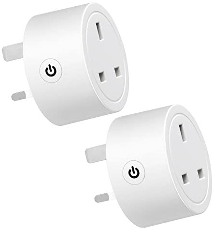 Smart Plug 16A Wi-Fi Outlet Mini Smart Plug Wireless Socket Remote Control Schedule and Timer Function Works with Amazon Alexa, Google Home, and SmartThings (2)