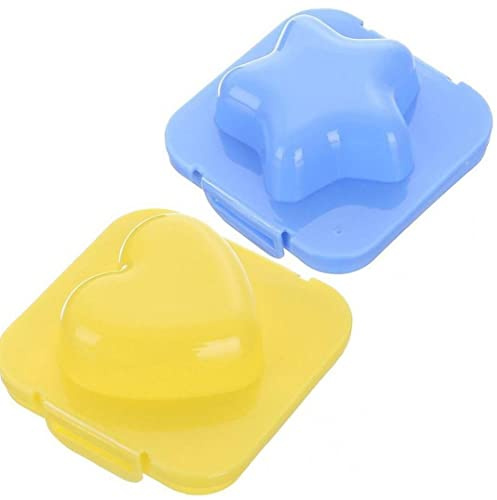 Danlai Kochen Sie Eier Shaper 2pcs Eierdampfer Herzform Form Sushi Reisform Dekorieren Fondantkuchen -Werkzeug