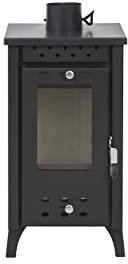 Stufa a legna MG100 MATILDE Nera 8,5 Kw L33xp38,5xh74