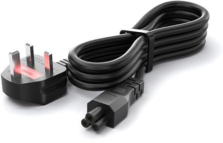 CYD 4FT Mickey Mouse Power Cord, 3 Prong AC Power Cord, 10A 125V, Compatible with LG LED LCD Smart 1080p HDTV, Epson Printer, Black