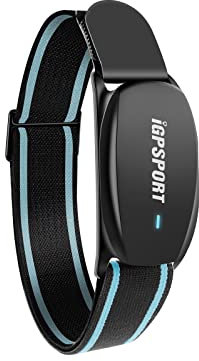 iGPSPORT Herzfrequenzmesser Armband, Bluetooth 5.0 ANT+ HR70 Pulssensor für den Sport, 65H Batterielebensdauer Fitness Armband für Sportarten Laufen Radfahren (HR70)