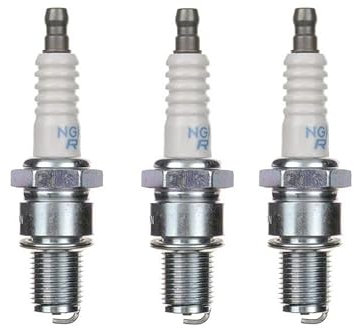 3x Zündkerze BR9ES – Zündkerzen Set passend für Motorrad/Roller/Mofa/Moped