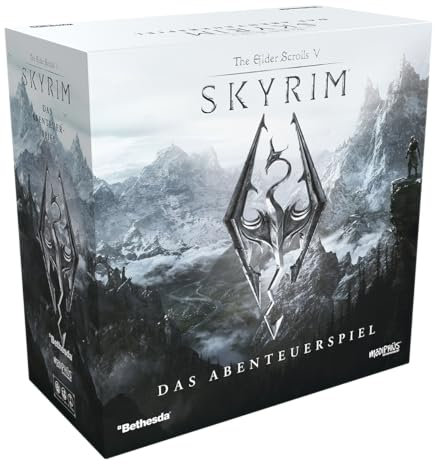 Modiphius Games, The Elder Scrolls V – Skyrim: Das Abenteuerspiel, Expertenspiel, Brettspiel, 1-4 Spieler, Ab 14+ Jahren, 90 Minuten, Deutsch