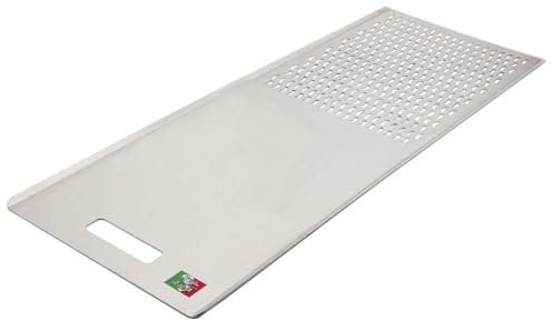 Giemme Asse per Pizza al Metro in Alluminio Anodizzato, Uso Professionale, con Maniglia (33 x 100 cm)