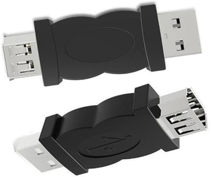 Sessleger USB auf 1394 6P USB auf Firewire 6-poliger USB-Stecker auf 1394 Konverter, tragbar, praktisch, 2 Stück